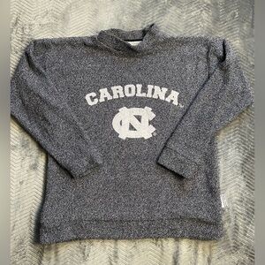 Woolly Threads USA UNC Carolina Mock Sweater Boxy XS